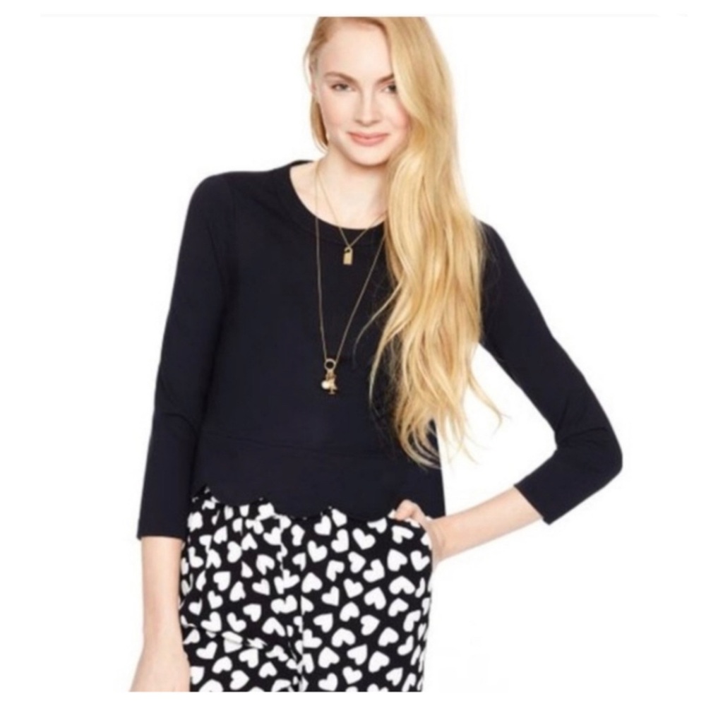 Kate Spade Scalloped Shirt